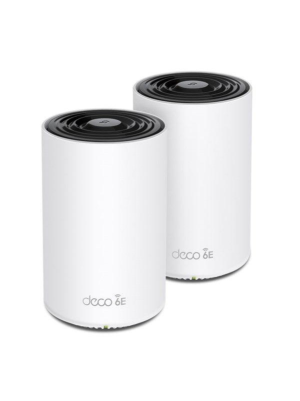 TP-Link Deco XE75 (2-PAKK) AXE5400 Tri-Band Mesh Wifi 6E System - Wireless router 802.11a/b/g/n/ac/ax (Wi-Fi 6E)