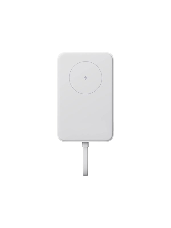 Xiaomi 33W Magnetic Power Bank 10000mAh - White (Integrated Cable) Nødlader - Hvit - 10000 mAh