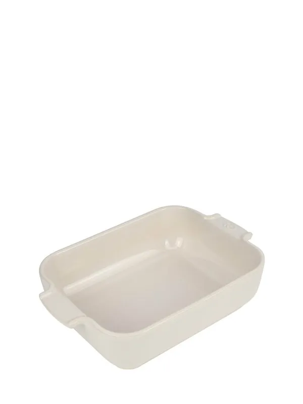 Peugeot Appolia Ceramics Rectangular 25 cm Cream white