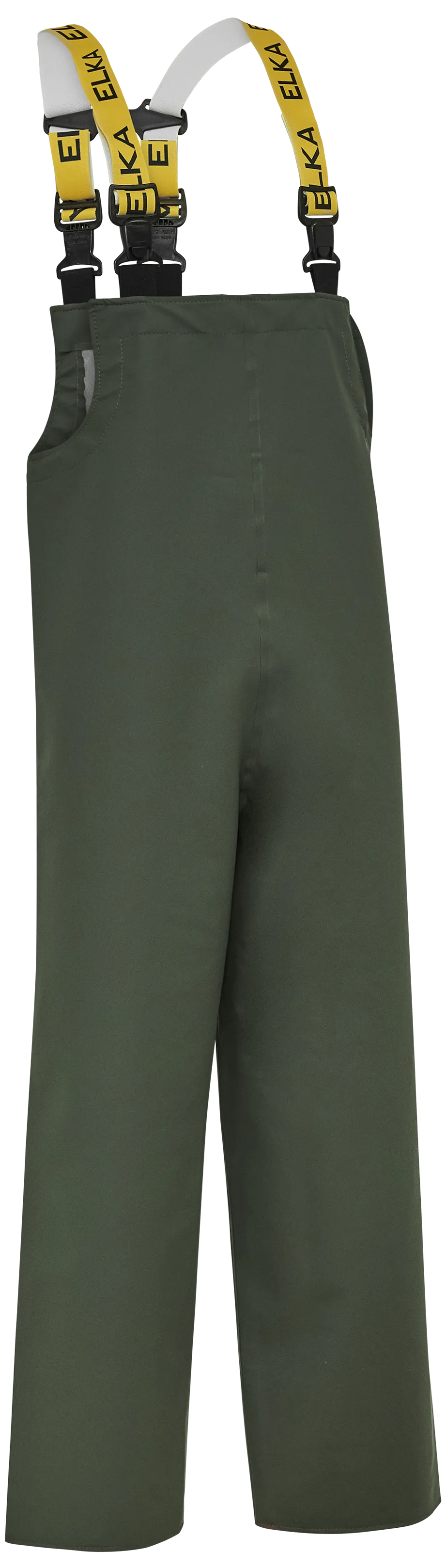 Regndress med seler 039900 oliven Str. 2XL