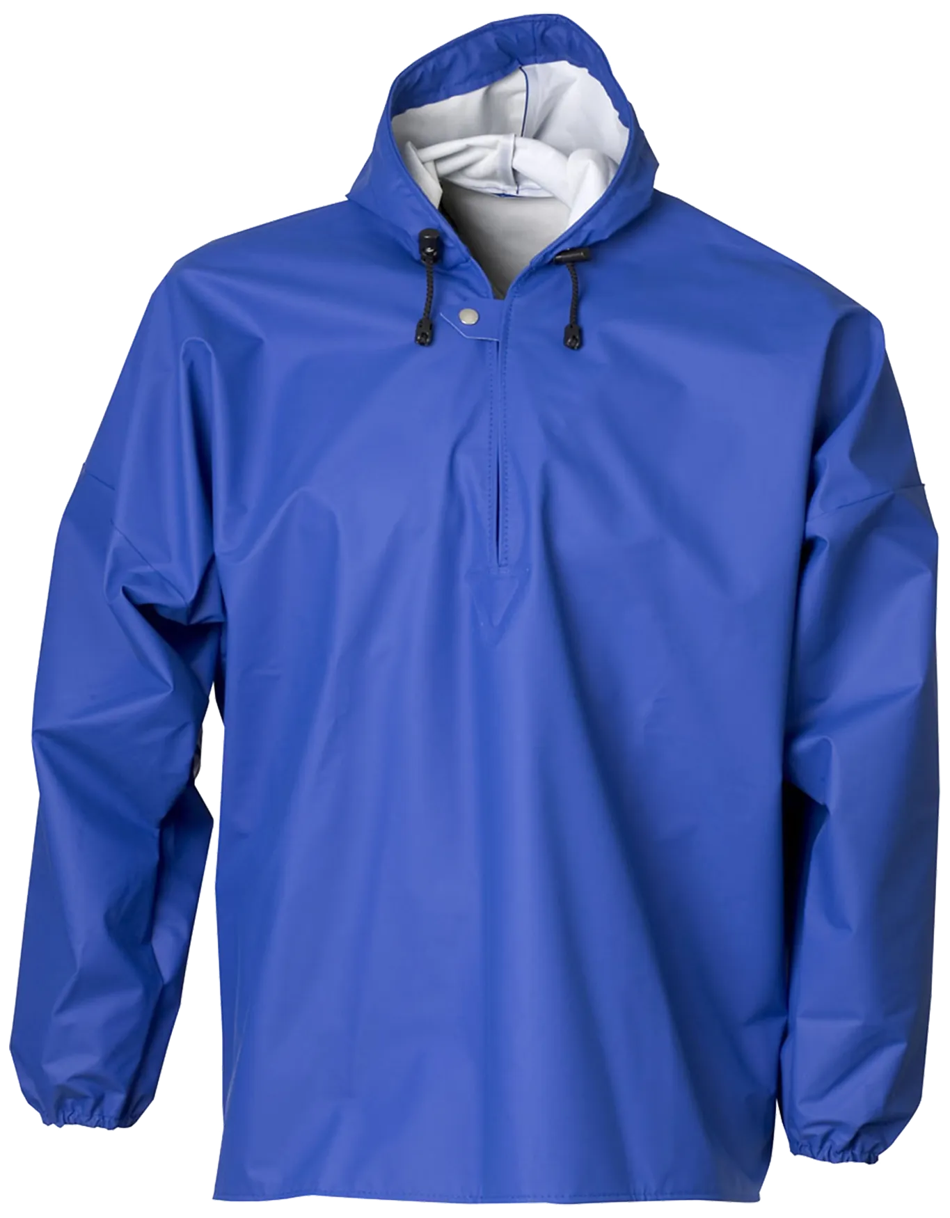 Regn-anorakk med elastisk mansjett 077100E koboltblå str. L