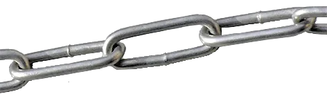 Langlenket kjede DIN763 varmgalv. 16mm