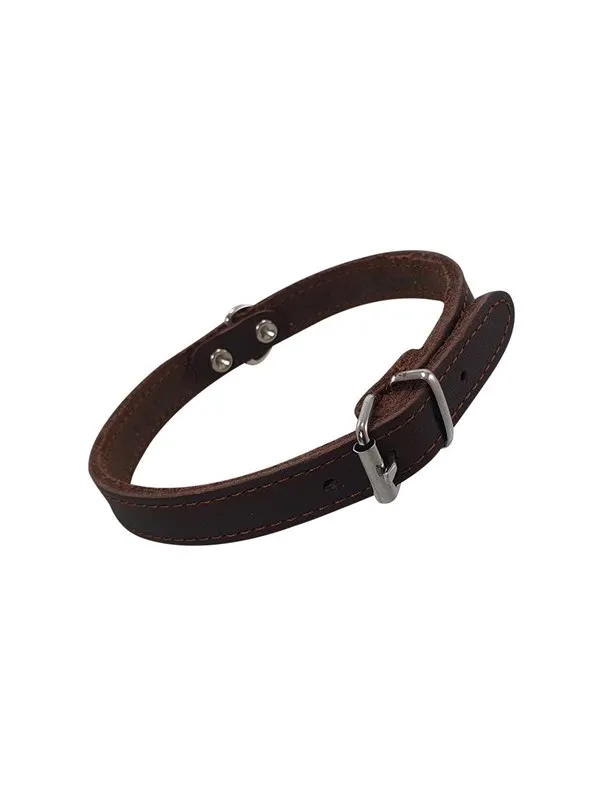 Nobby Halsbånd TABIL 40 cm (31-36 cm) 16 mm Brun