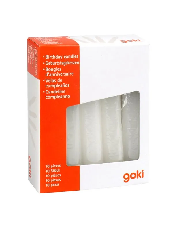 Goki Birthday Candles 10pcs.