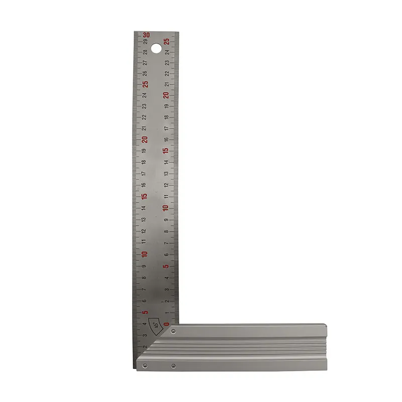 Snekervinkel 200x120 mm med kraftig base i aluminium