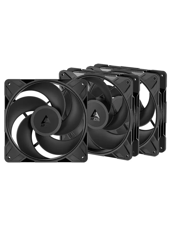 Arctic P14 Pro Reverse - 3-Pack - Kabinettvifte - 140mm - Svart