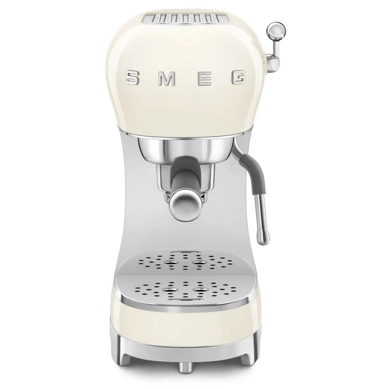 SMEG 50's Style ECF02CREU - coffee machine with cappuccinatore - 15 bar - cream