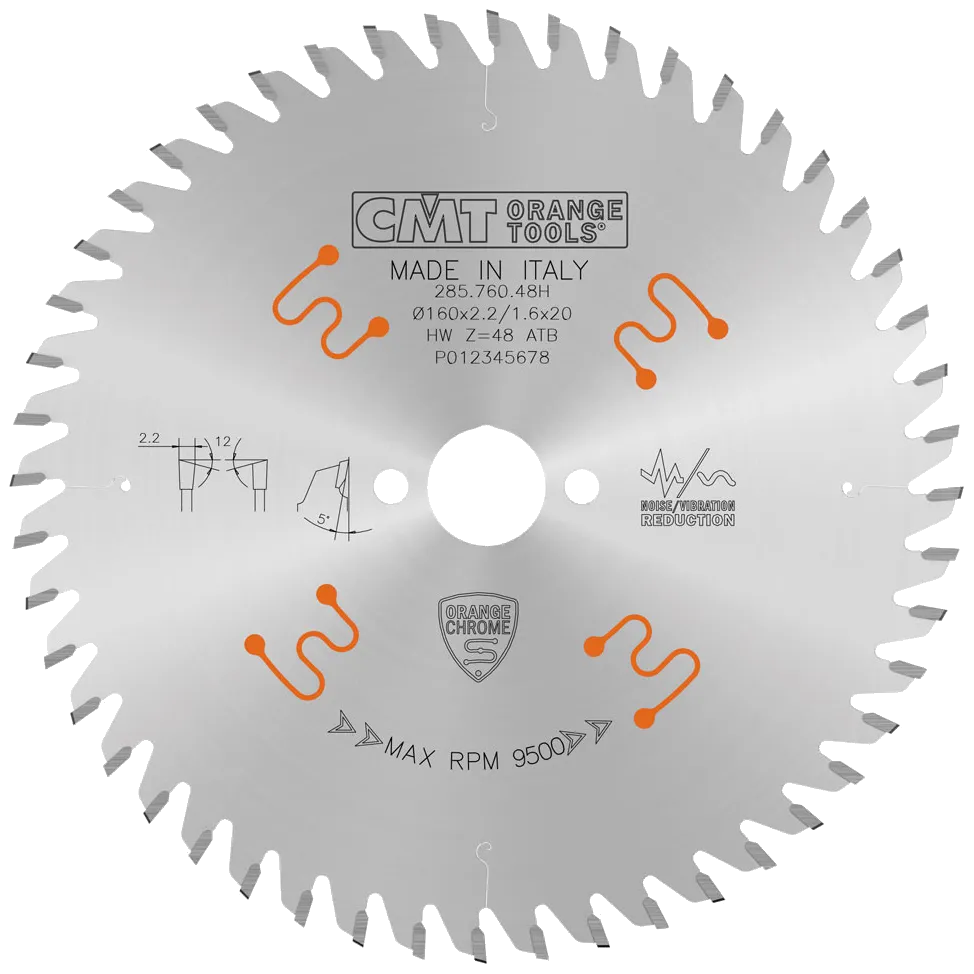 Blad 160x2,2x20 Z48 W Krom