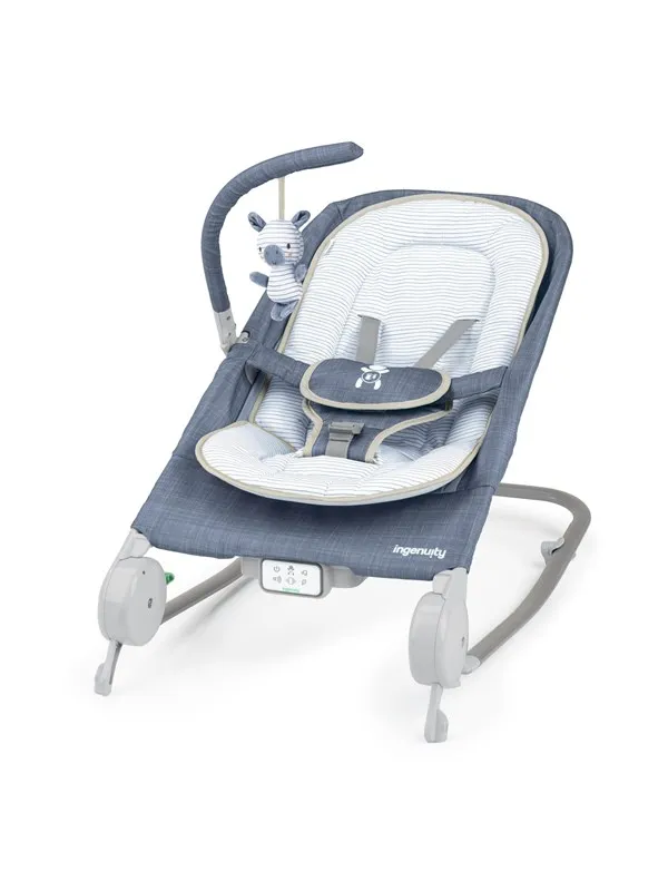 Ingenuity Happy Belly™ Rock-to-Bounce Massage Seat - Chambray