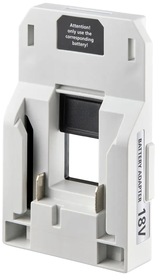 Laserliner 18V strømadapter for Metabo-batterier