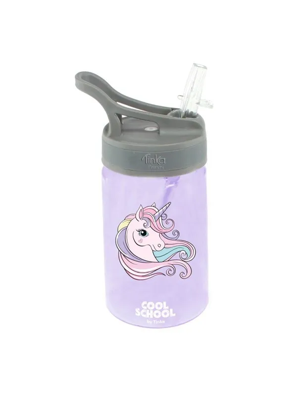 Tinka DRINKING BOTTLE UNICORN LILLA  COOL SCHOOL