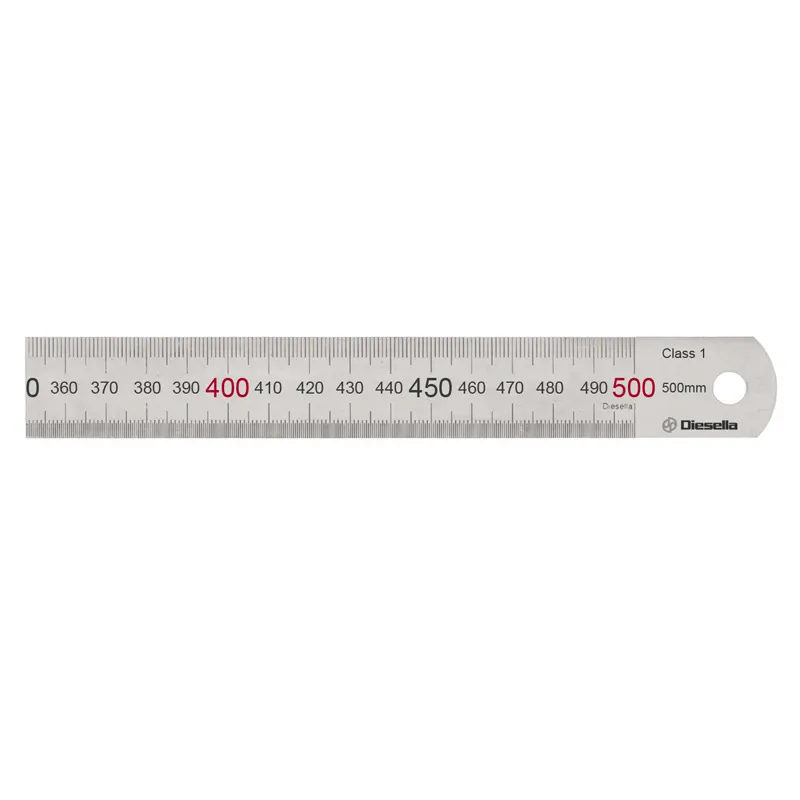 Stållinjal 500X30X1,2 mm