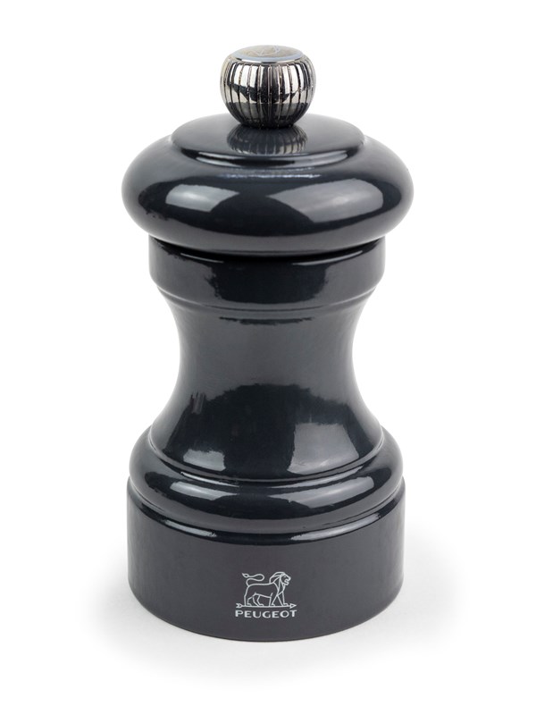 Peugeot Bistro Salt Mill in Wood Slate Gloss 10cm