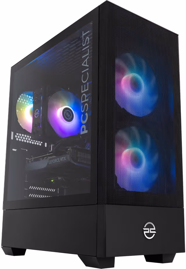 PCSpecialist Prime 320 i7-14/16/5060Ti stasjonær gaming-PC