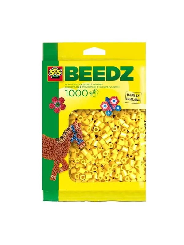 SES Creative Iron-on Beads - Yellow 1000pcs.