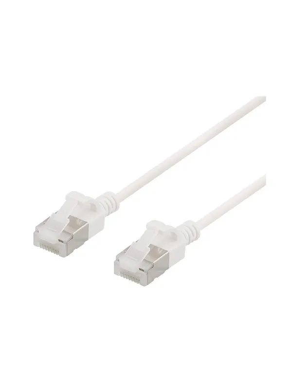 Deltaco patch cable - white - Hvit
