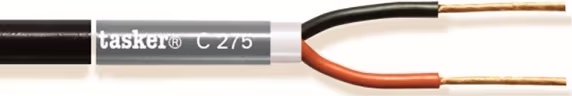 Tasker Speaker Kabel på Snelle 2x 1.50 mm² 100 m Svart