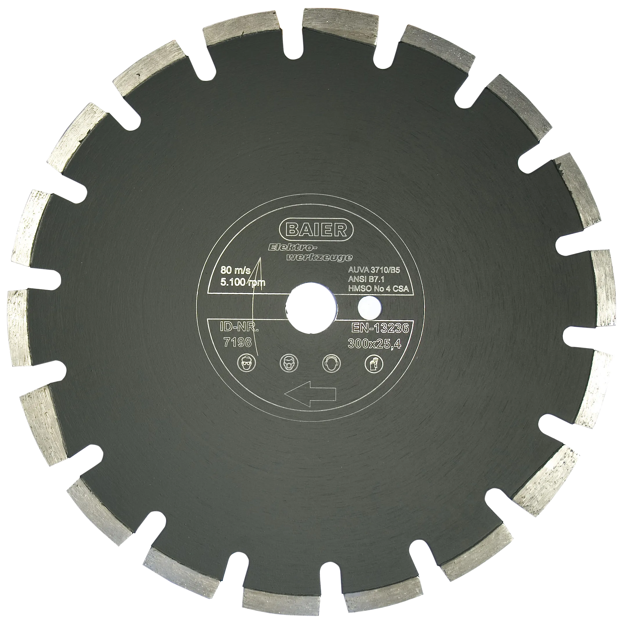 Baier Asfalt Premium diamantkutteskive 350×25,4mm