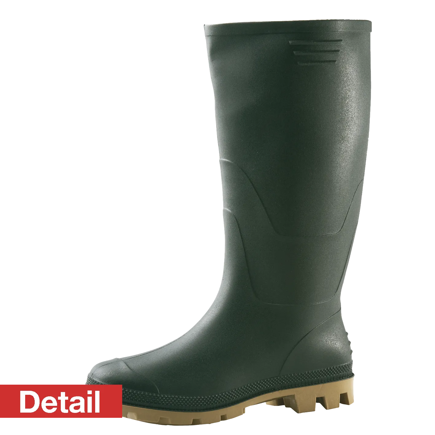 Støvel PVC OS u/sikkerhet grønn, str. 39