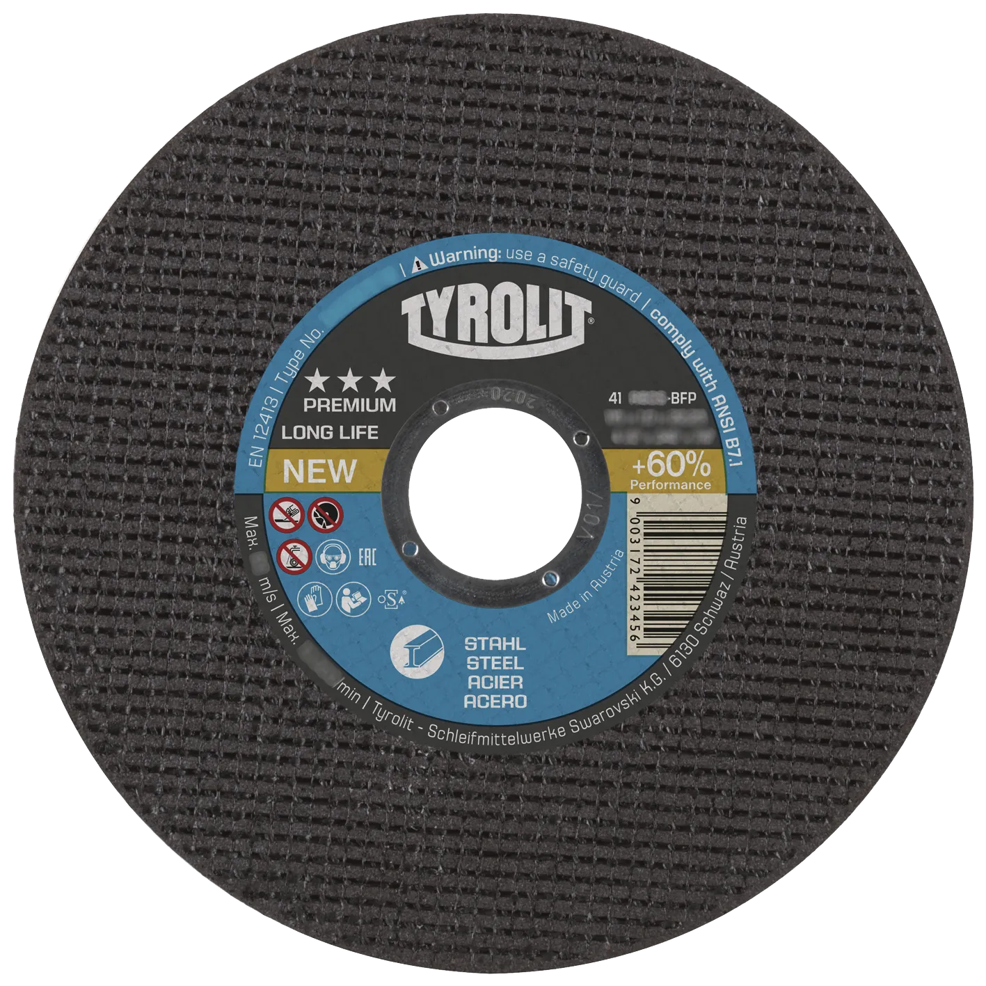 Kutteskive Premium 41F ø125×1,6 A46S-BFP