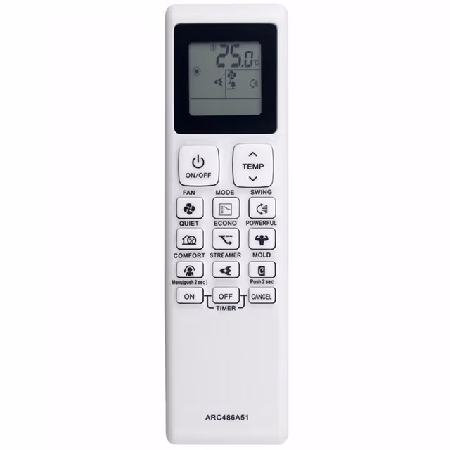 Erstatning fjernkontroll for ARC486A51 for Daikin klimaanlegg