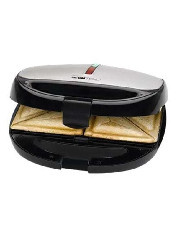 Clatronic ST/WA 3670 - sandwich maker / waffle maker / grill - black/inox