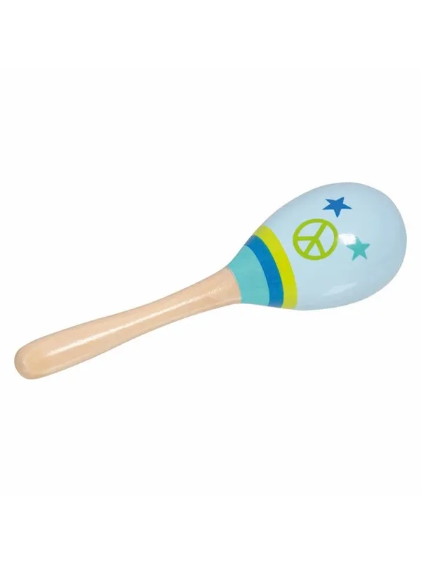 Goki Wooden Maracas Peace