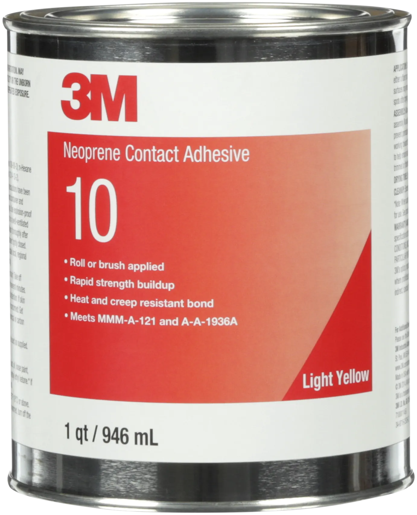 3M neopren-kontaktlim 10, lys gul, 1 liter