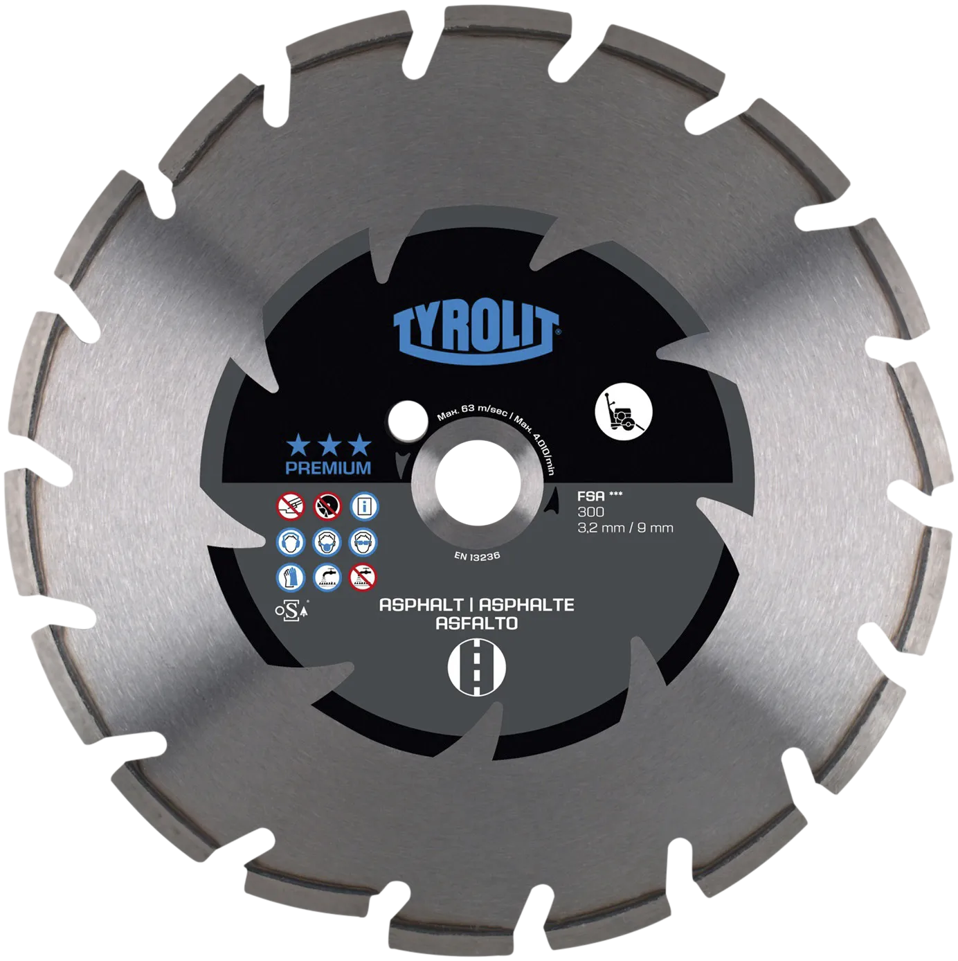 Diamantskive Premium C7SW ø500×3,6×25,4