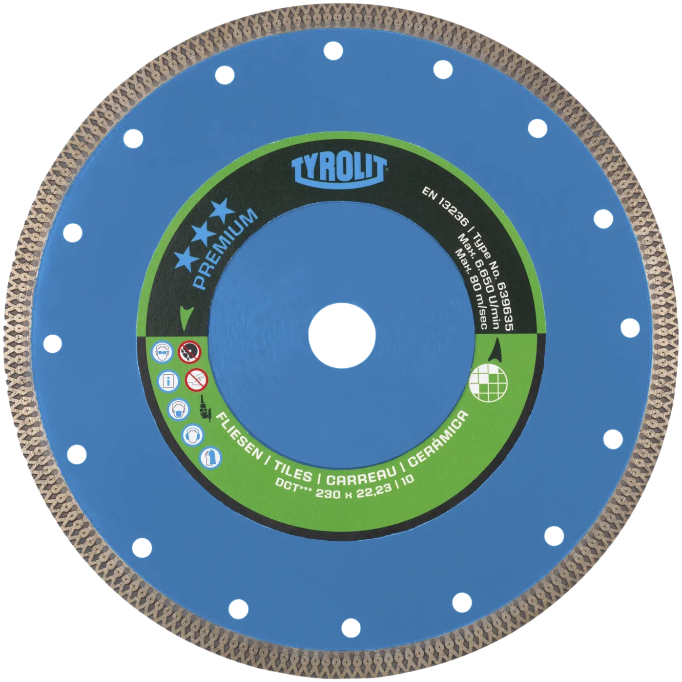 Diamantskive Premium 1A1R ø300×2×35