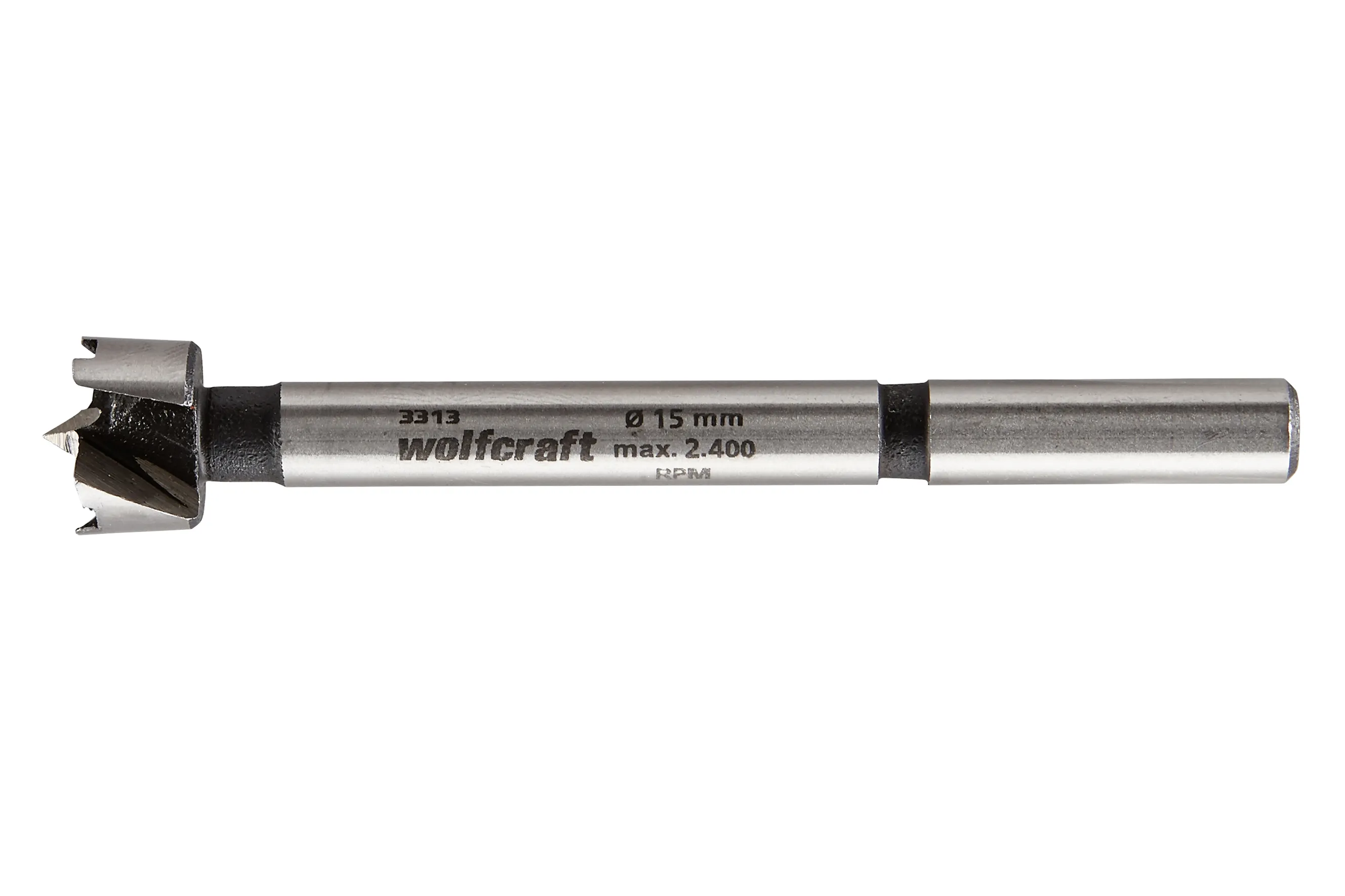 Wolfcraft - Forstnerbor Ø15 - skaft Ø8 mm