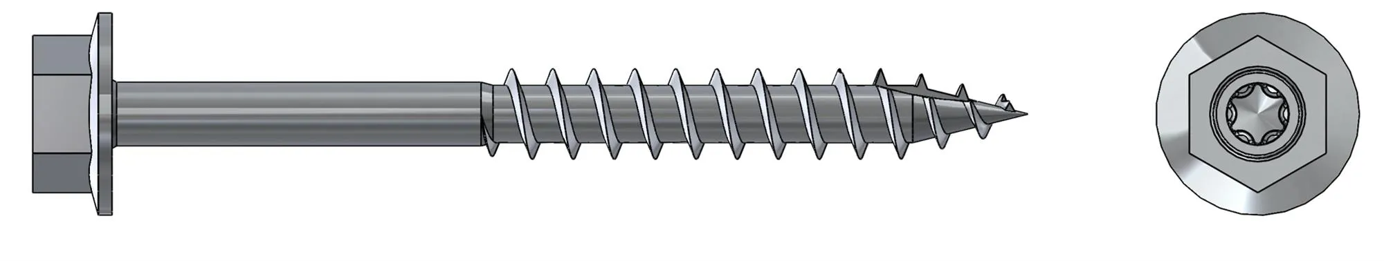 Treskrue Outdoor TOPKON HEX TX40 10 x 50 mm - 50 Stk