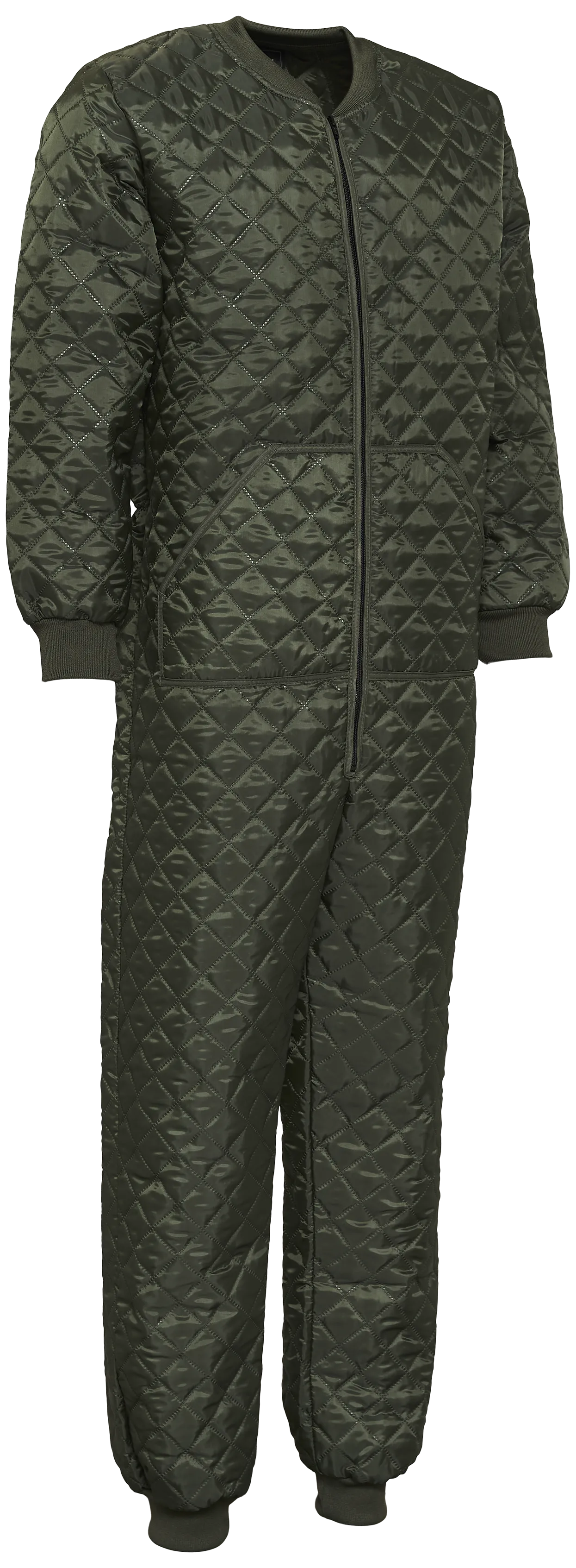 Termoheldress quiltet 168002 oliven str. 5XL