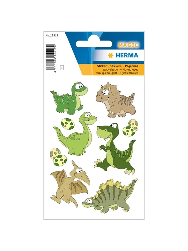 HERMA Stickers dino kids moving eyes
