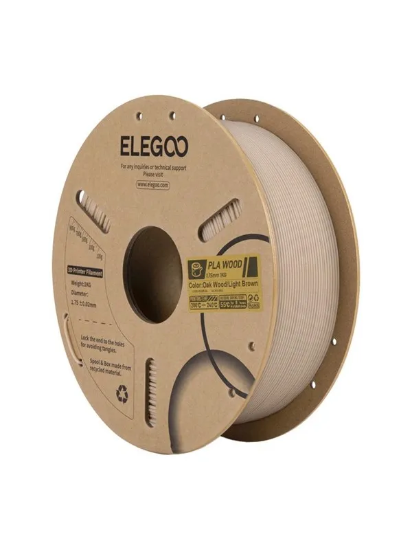 Elegoo PLA Wood Filament - Light Oak