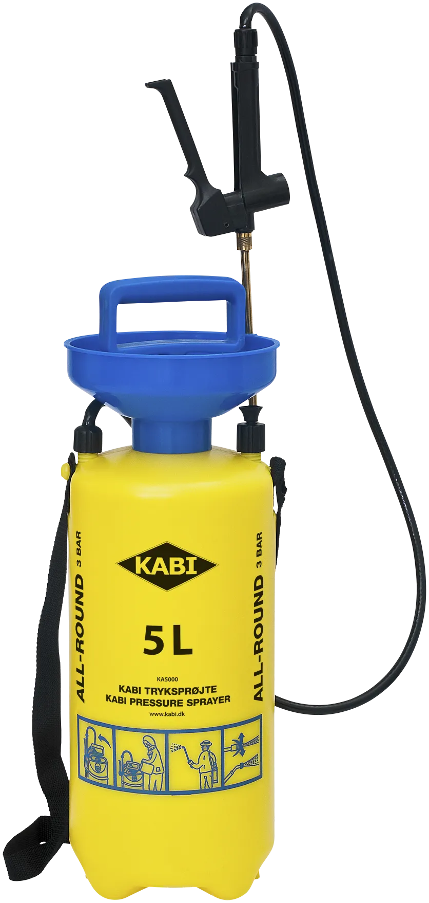 Allround trykksprøyte 5 L