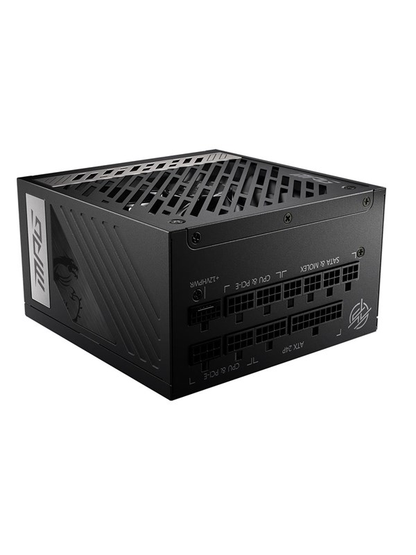 MSI MPG A1000G PCIE5 Strømforsyning (PSU) - 1000 Watt - 135 mm - ATX 3.1 - 80 Plus Gold sertifisert