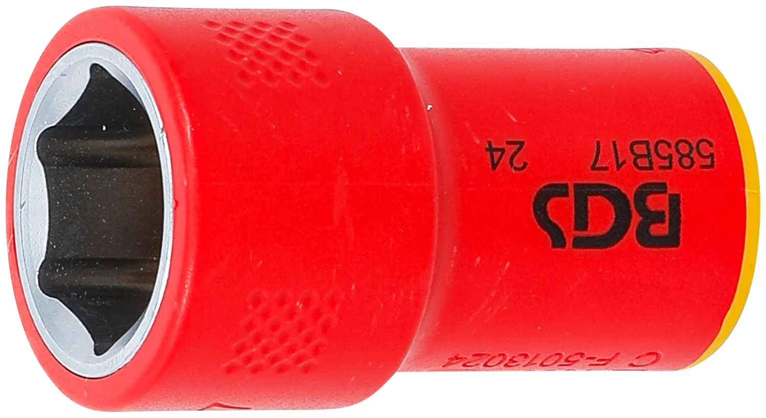 VDE-topnøgleindsats, sekskantet | 10 mm (3/8") | 17 mm