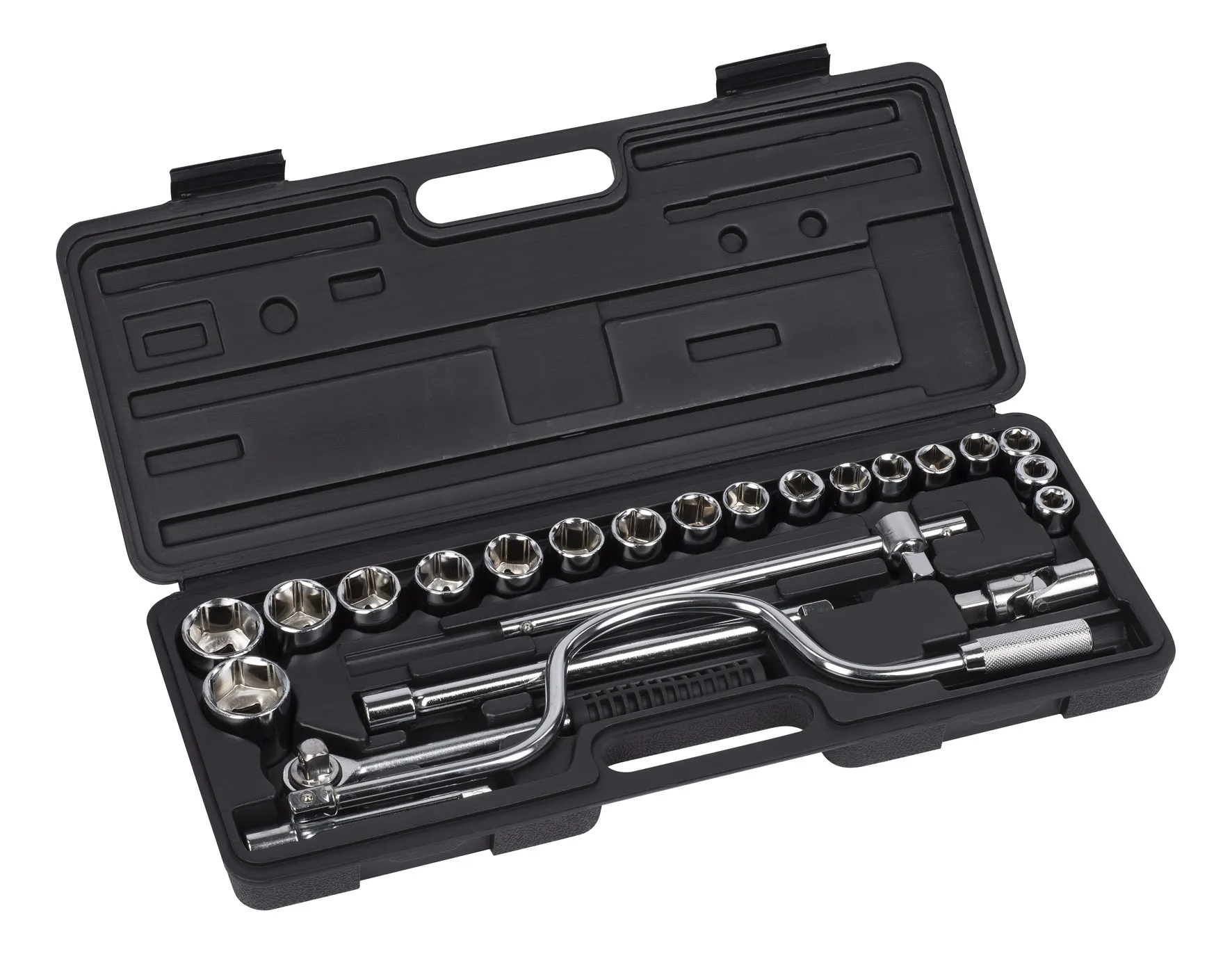 Topnøkkelsett 1/2" 22 deler