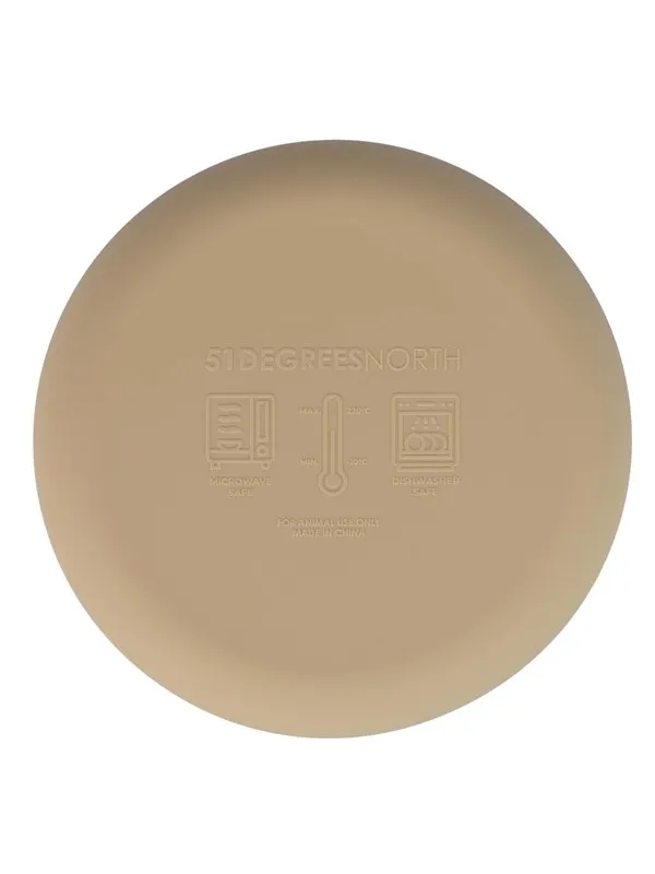 51 Degrees North 51 - Sili Bowl - Cat Bowl - Sand - 300ml