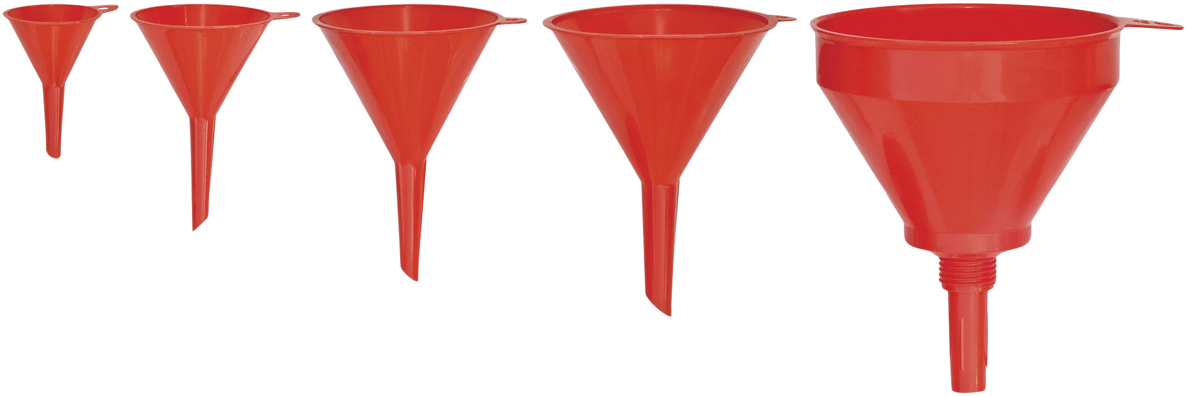 Tragtesæt á 5 stk orange basic