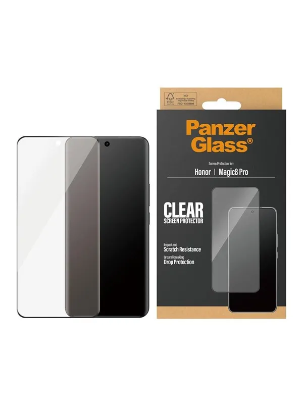 PanzerGlass Screen Protector Honor Magic8 Pro | Ultra-Wide Fit
