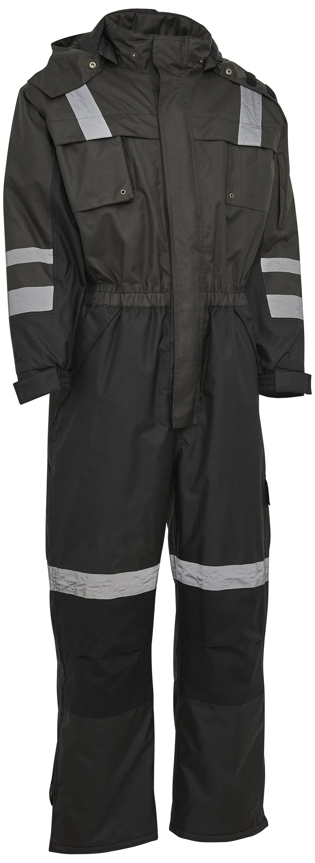 Vinterkjeledress vanntett 088002 grå/sort str. L