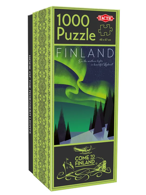 Tactic Come to Finland: Northern Lights 1000 pcs puzzle