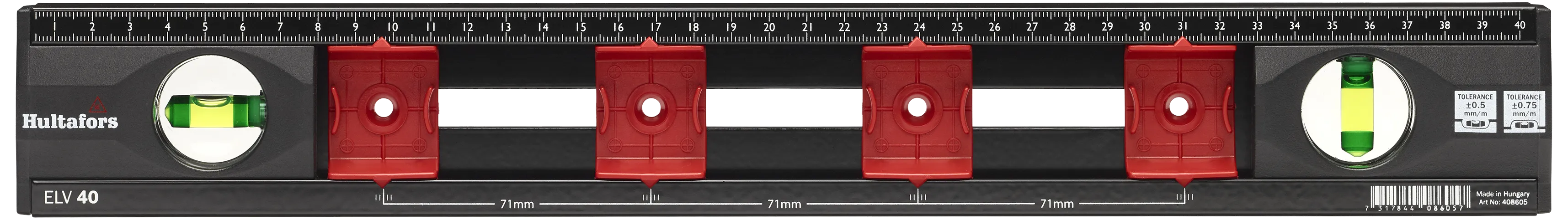 Merkevaterpass ELV40 aluminium 400mm