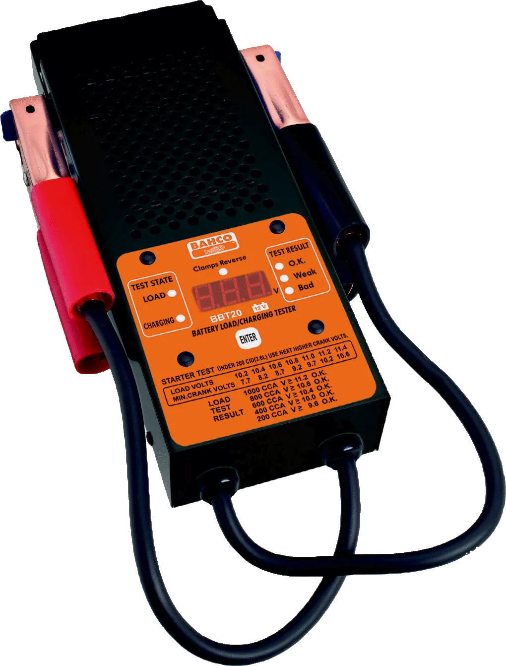 Digital 12V batteritester BBT20 område 200 - 1000 CCA