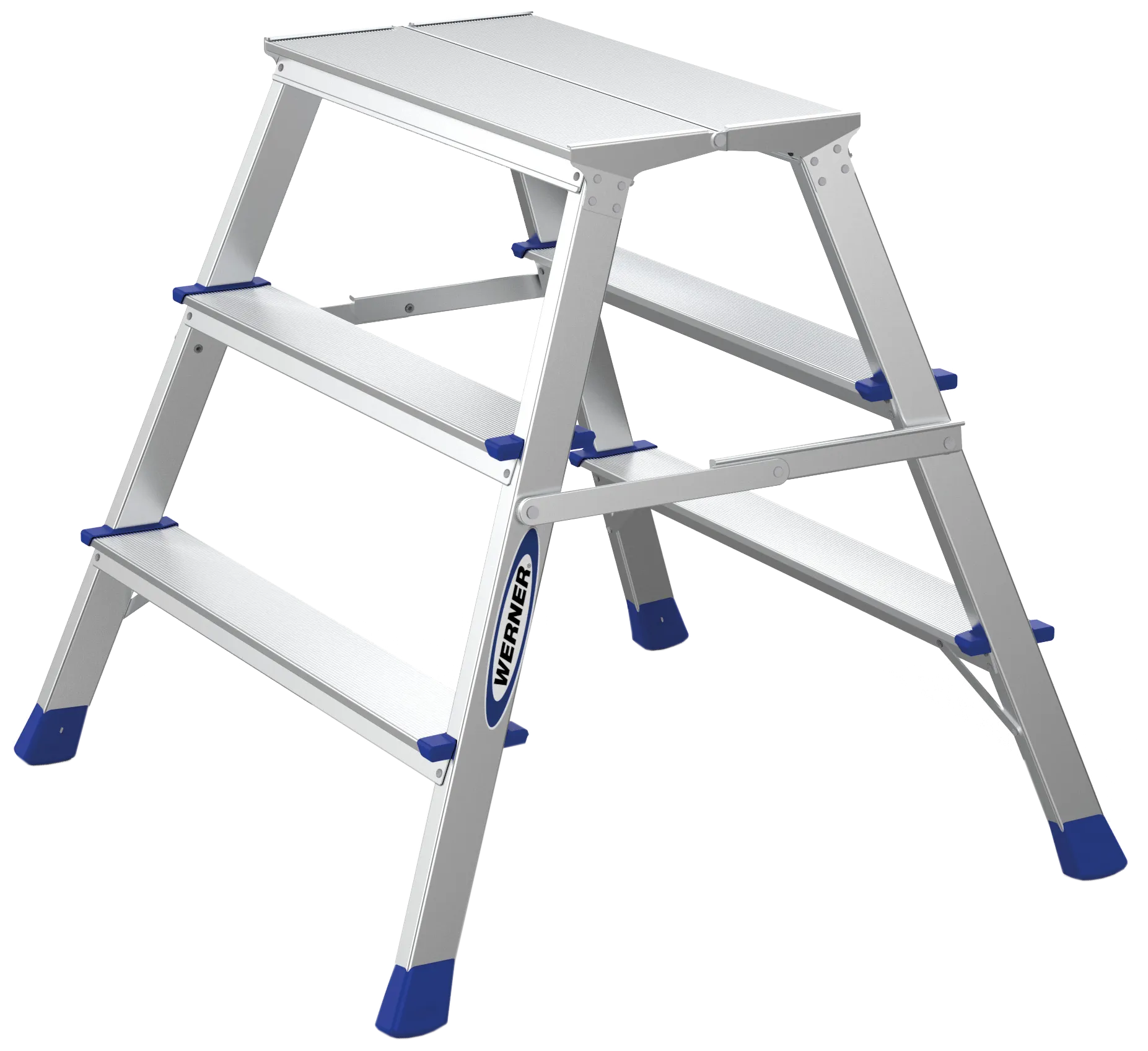 Arbejdsbuk Werner 2×3 trin 60cm bred højde 0,74mtr