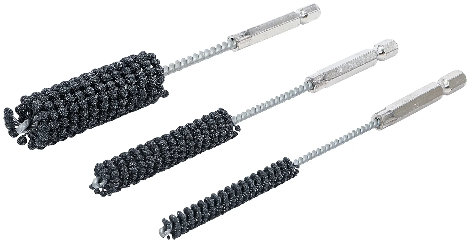 Finslibningssæt | fleksibel | 6,3 mm (1/4") | Kornstørrelse 60 / 80 | 8 - 12 - 20 mm | 3 dele