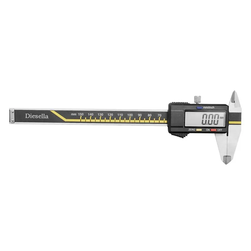 Digital skyvelærer 0-150x0,01 mm med kjevelengde 40 mm (For venstre hånd)