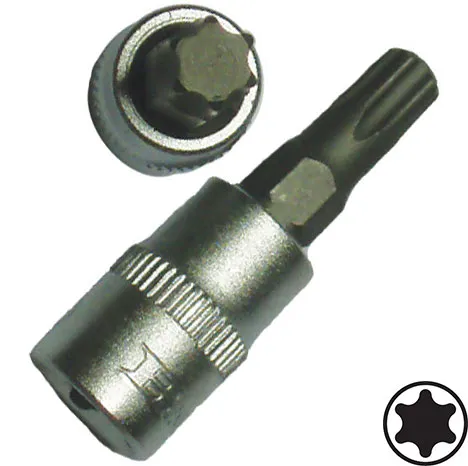 BATO Stifttopp kort 1/4" Torx 27.
